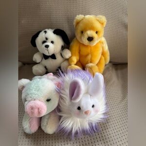 Mixed Set of 4 Stuff Animals (See Description for Brands)